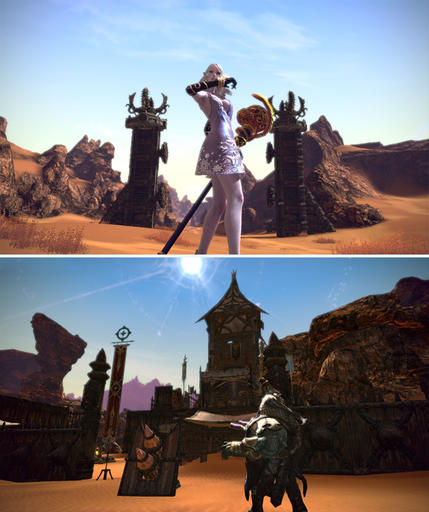 TERA: The Exiled Realm of Arborea - Cactus Village и Desert Shelter