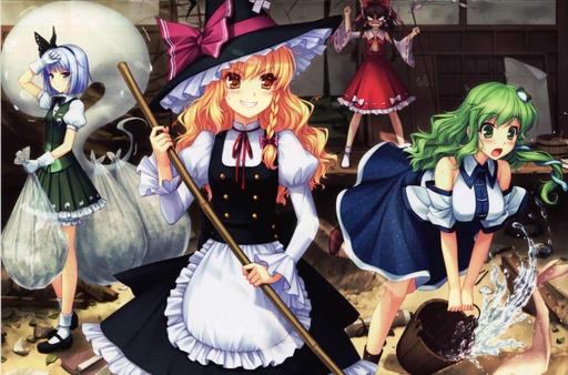 Touhou Project 08: Imperishable Night - Best Art of Touhou. Часть I