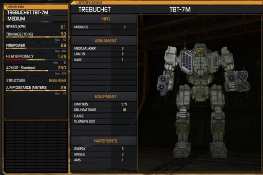 MechWarrior Online - Патч от 19.02.2013. Новый мех - Trebushet. Новая карта -  Alpine Peaks. Обновление 2